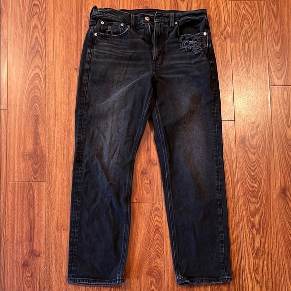 American Eagle Outfitters Denim - American Eagle Black Distressed Jeans